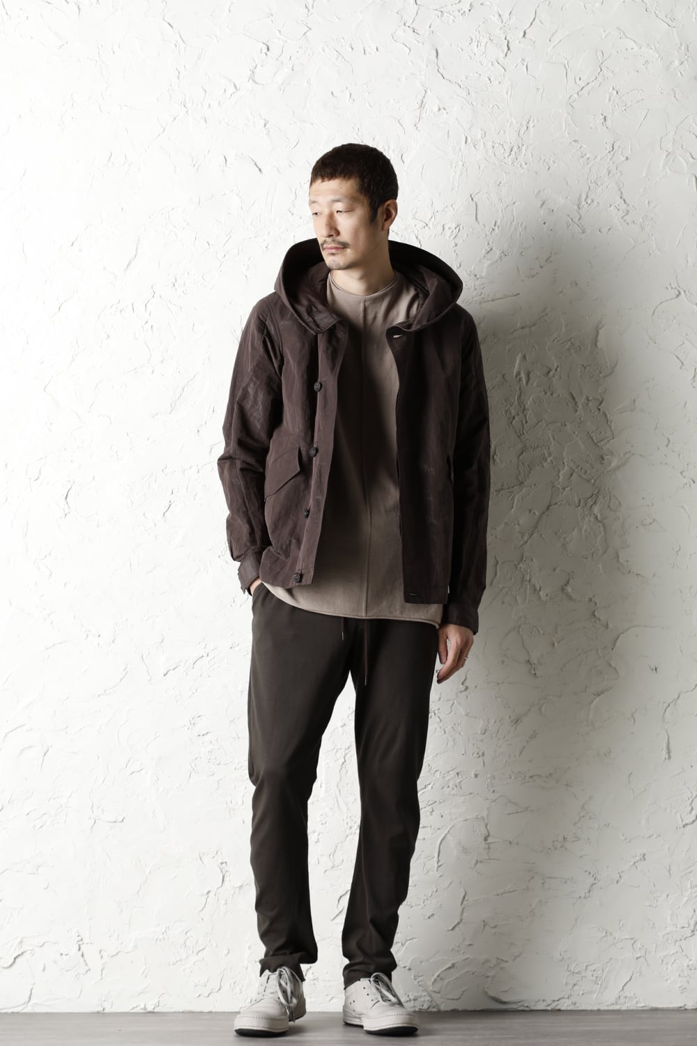 Hooded jacket lightweight highdensity Co/Pe