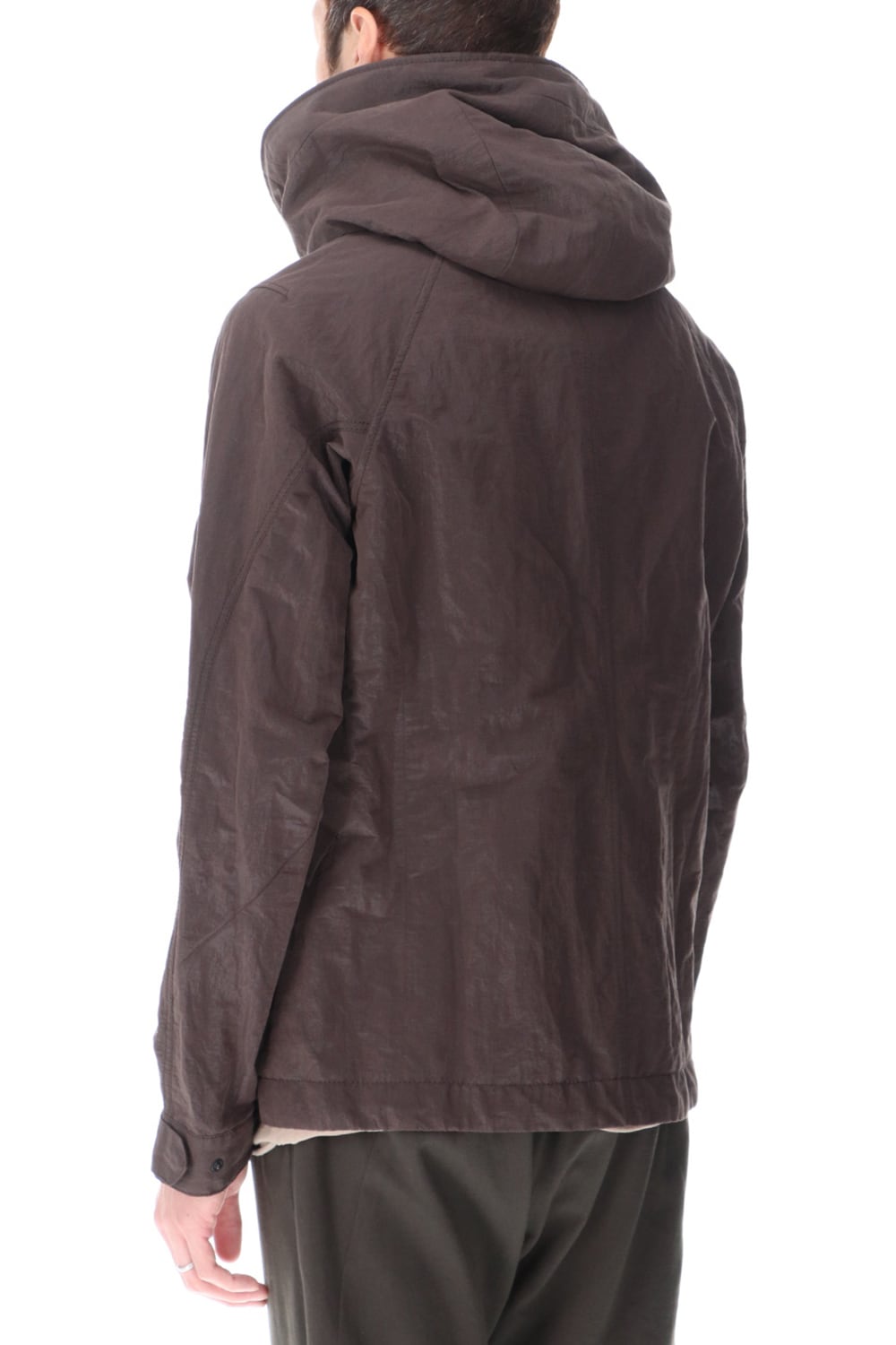 Hooded jacket lightweight highdensity Co/Pe