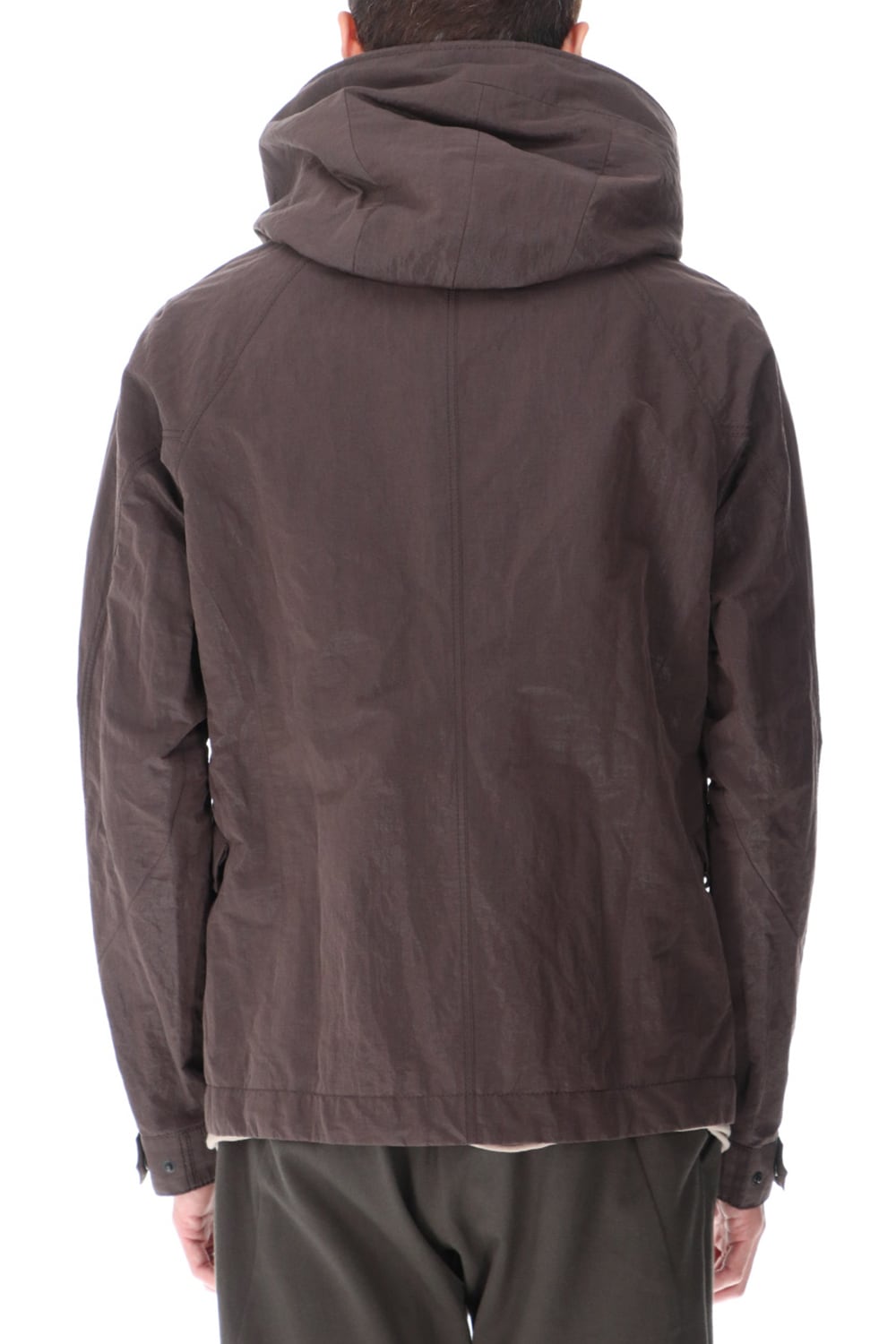 Hooded jacket lightweight highdensity Co/Pe