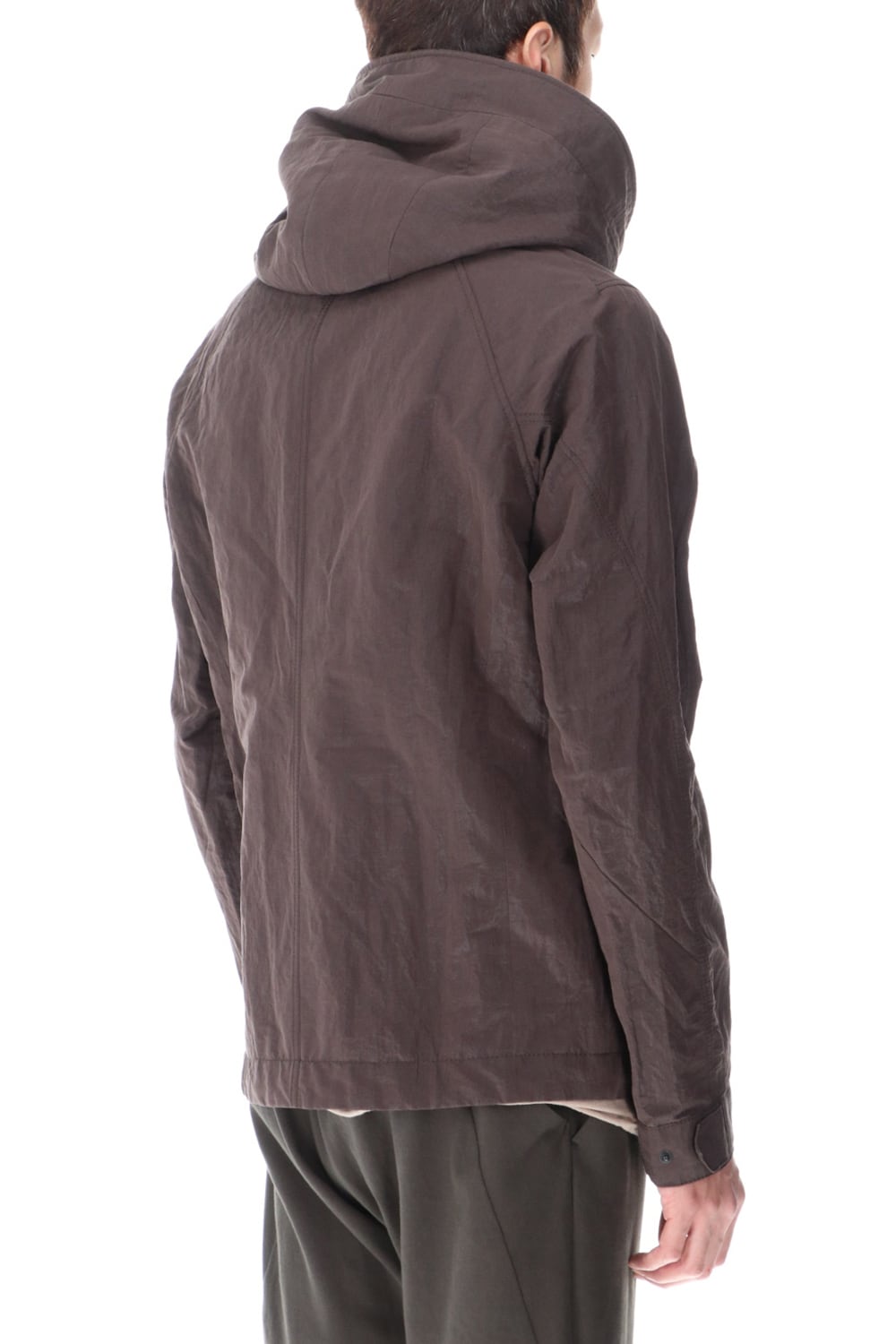 Hooded jacket lightweight highdensity Co/Pe