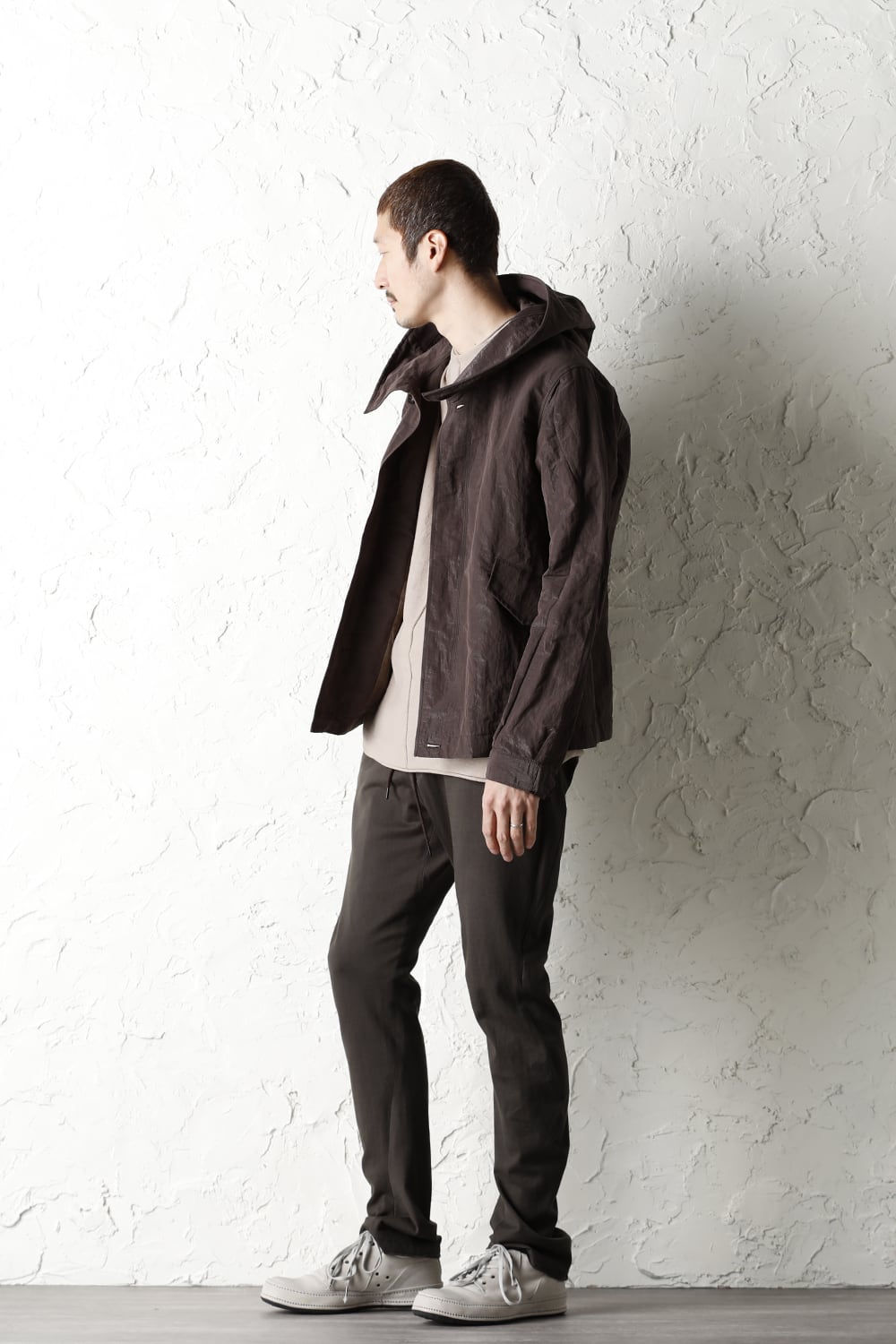 Hooded jacket lightweight highdensity Co/Pe