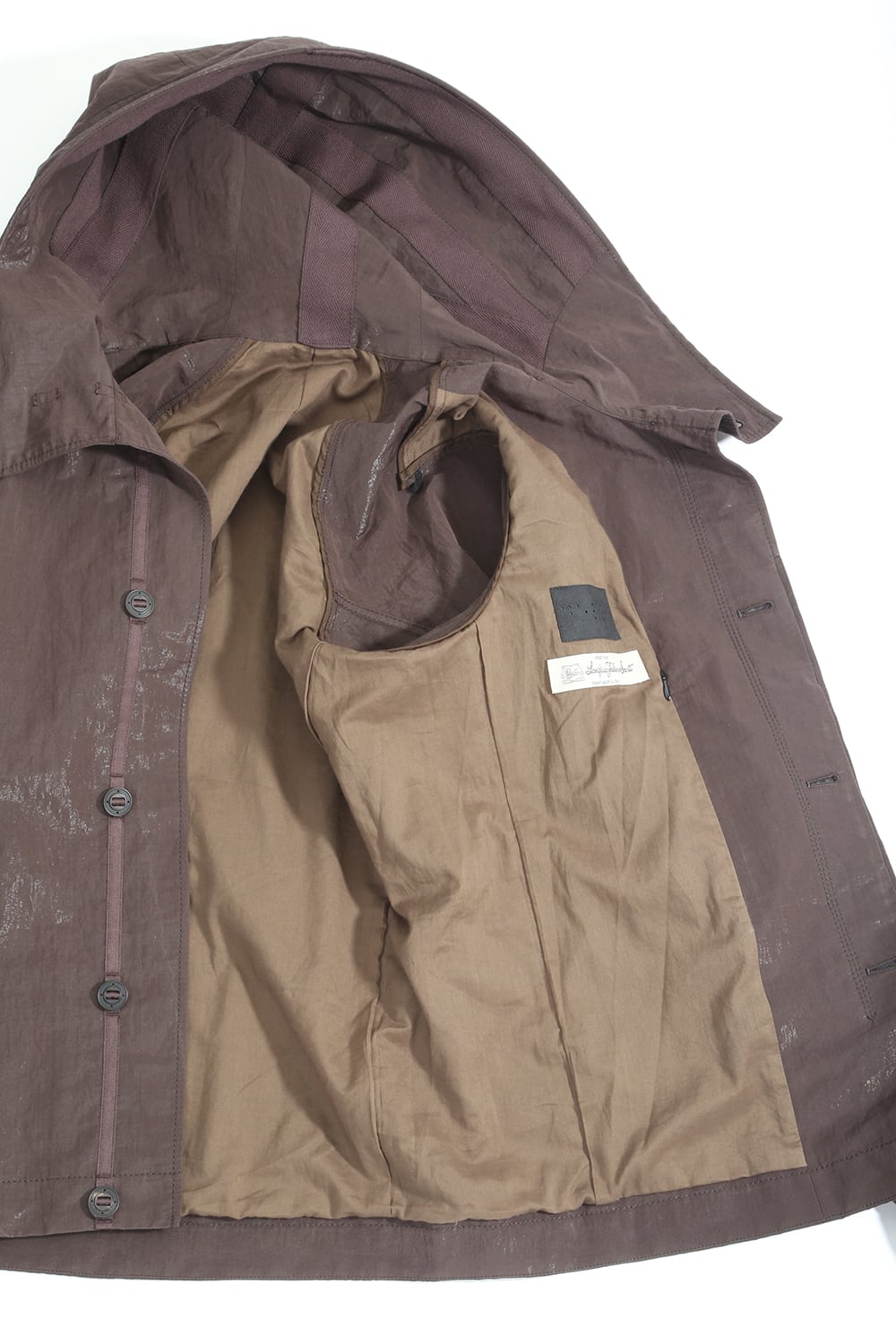 Hooded jacket lightweight highdensity Co/Pe