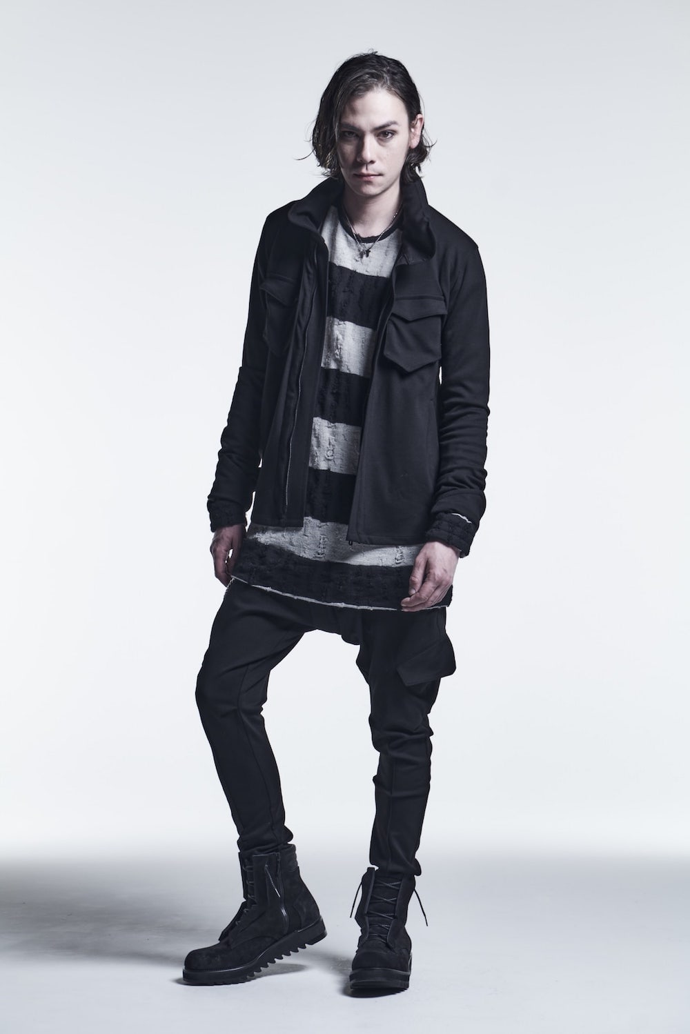 Saruel Cargo Pants Black