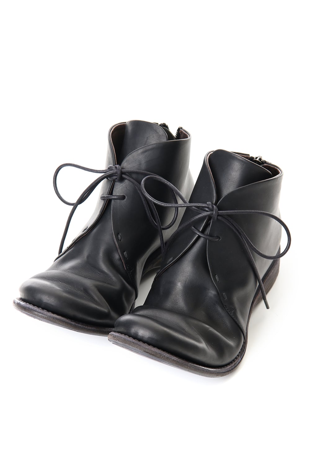 Guidi Calf Back Zip Ankle Boots