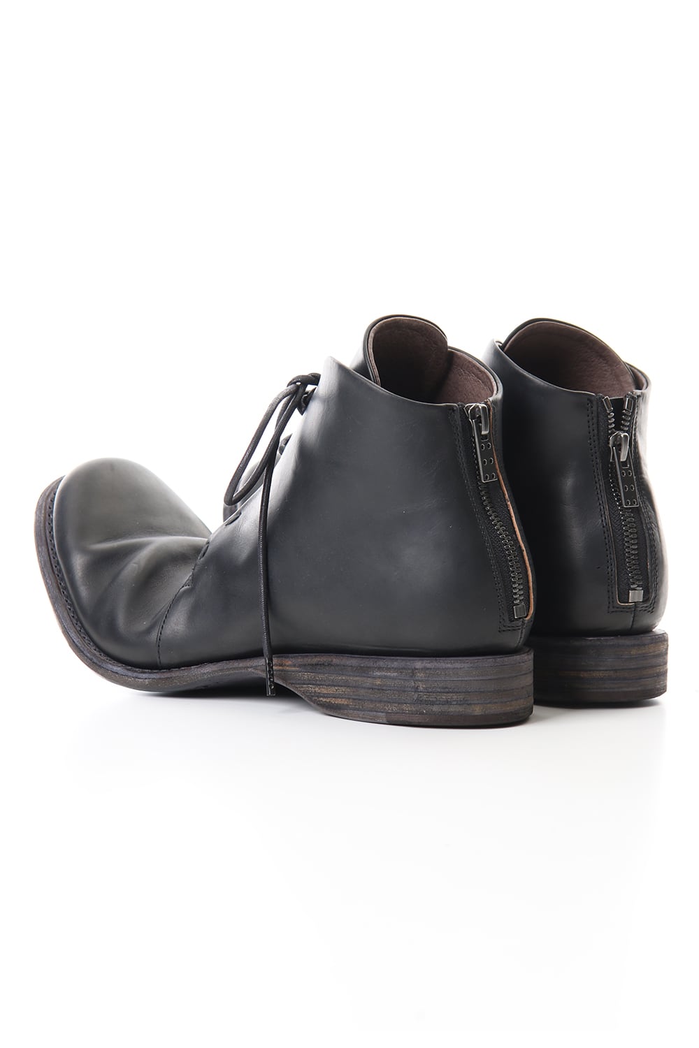 Guidi Calf Back Zip Ankle Boots