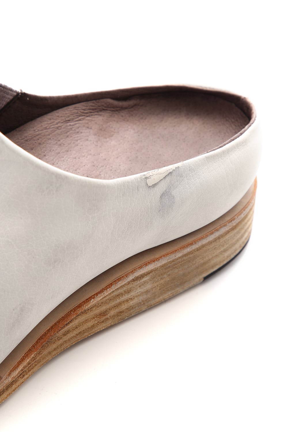 サンダル グイディ カーフ - Dirty White