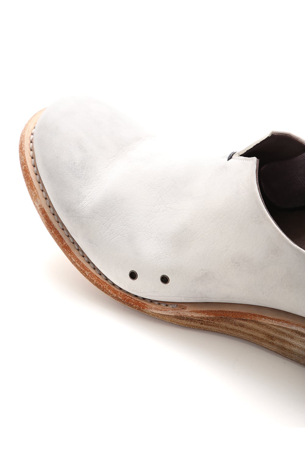 サンダル グイディ カーフ - Dirty White