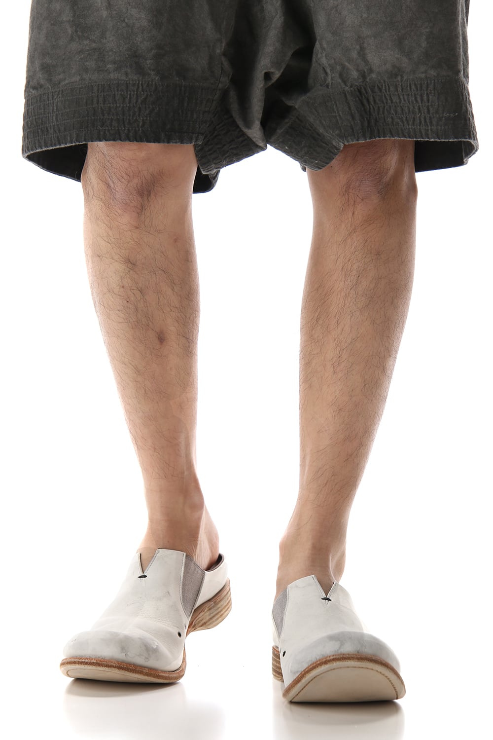 サンダル グイディ カーフ - Dirty White