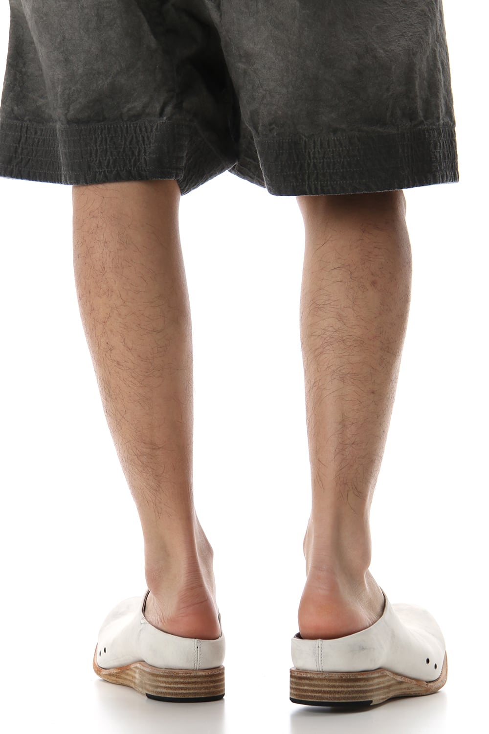 サンダル グイディ カーフ - Dirty White