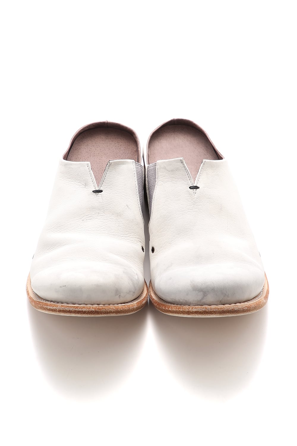 サンダル グイディ カーフ - Dirty White