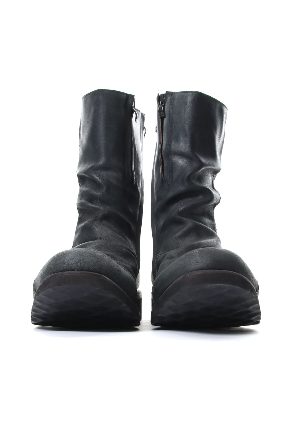 Long Boots Reverse Calf Leather (GUIDI)