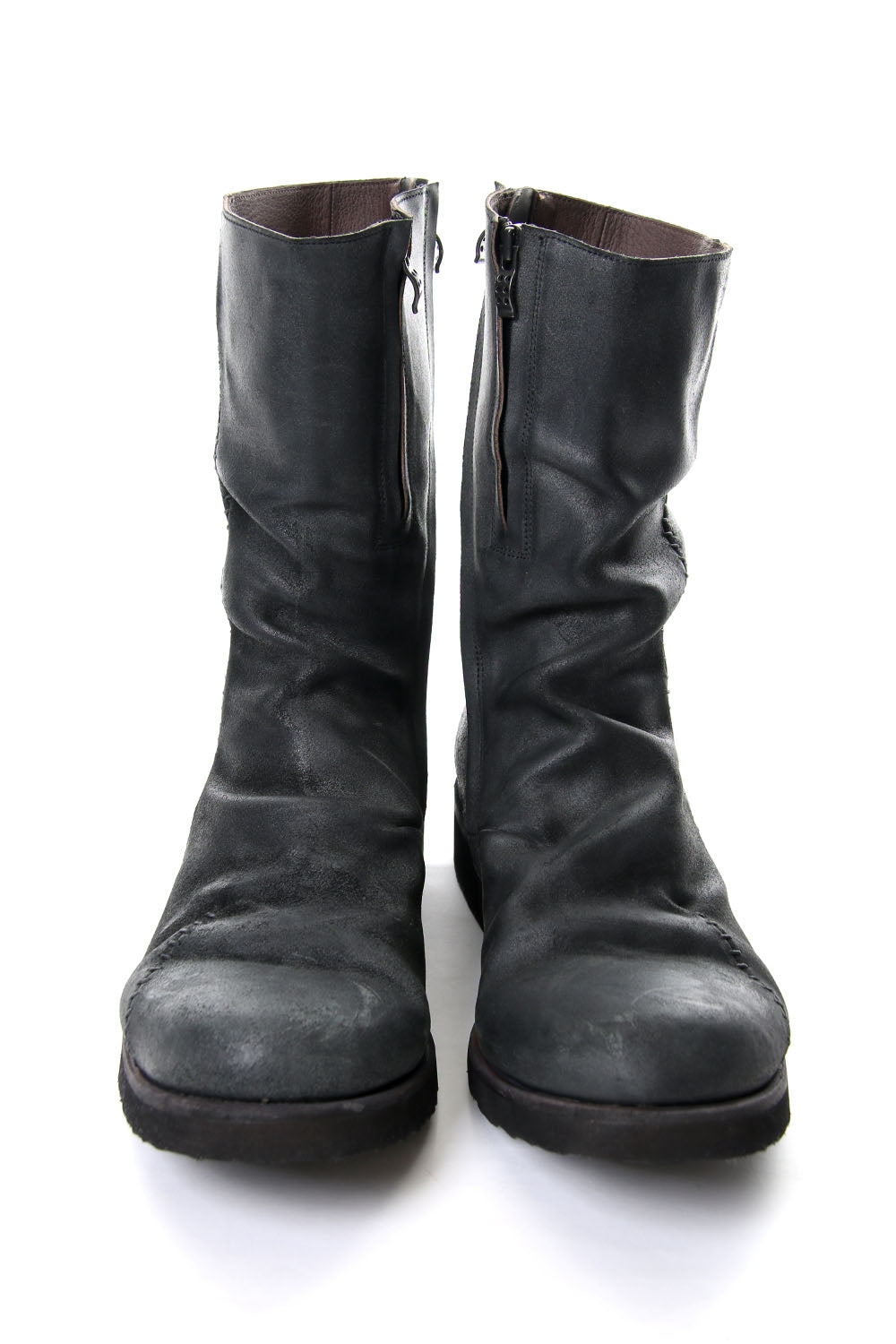 Long Boots Reverse Calf Leather (GUIDI)