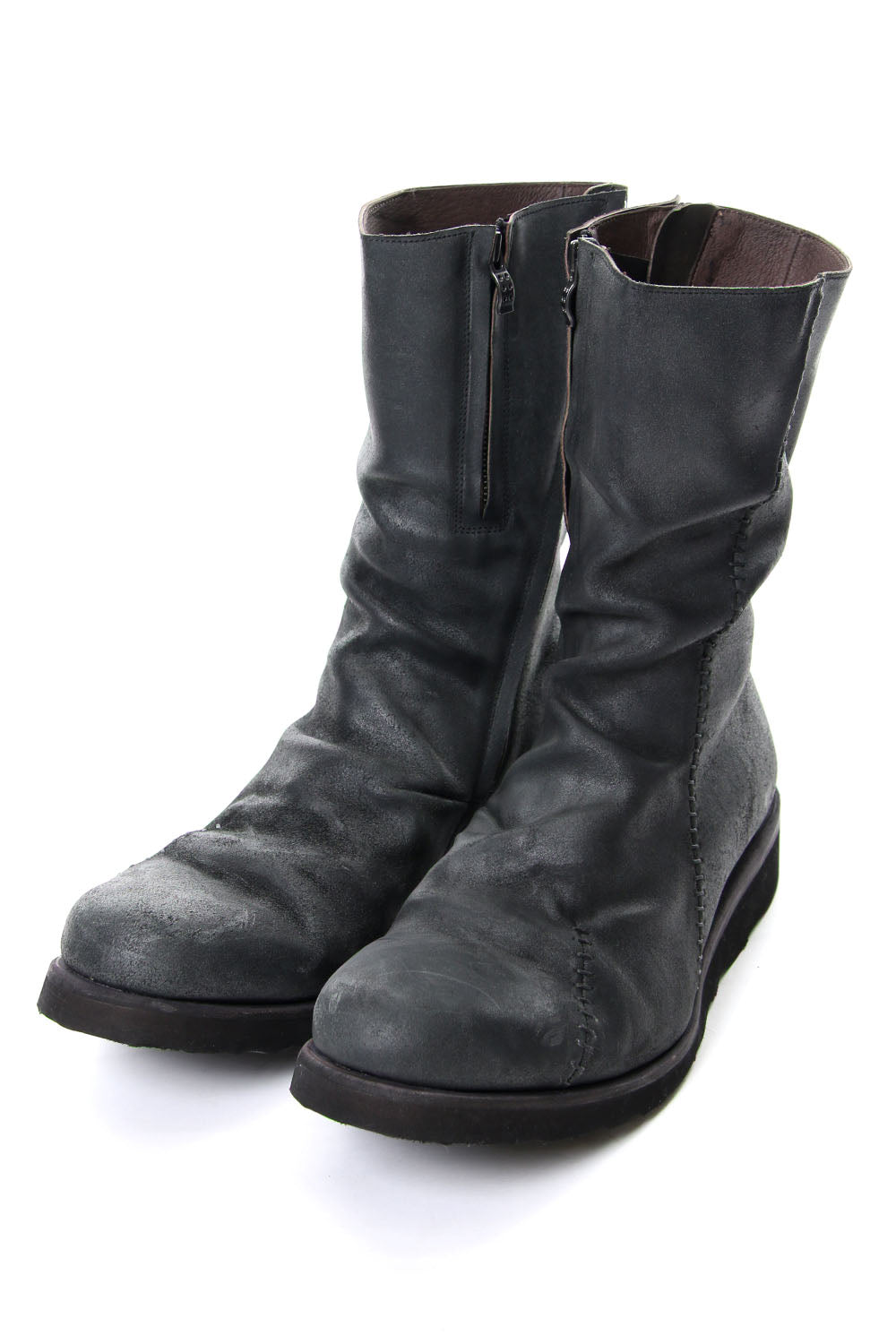 Long Boots Reverse Calf Leather (GUIDI)
