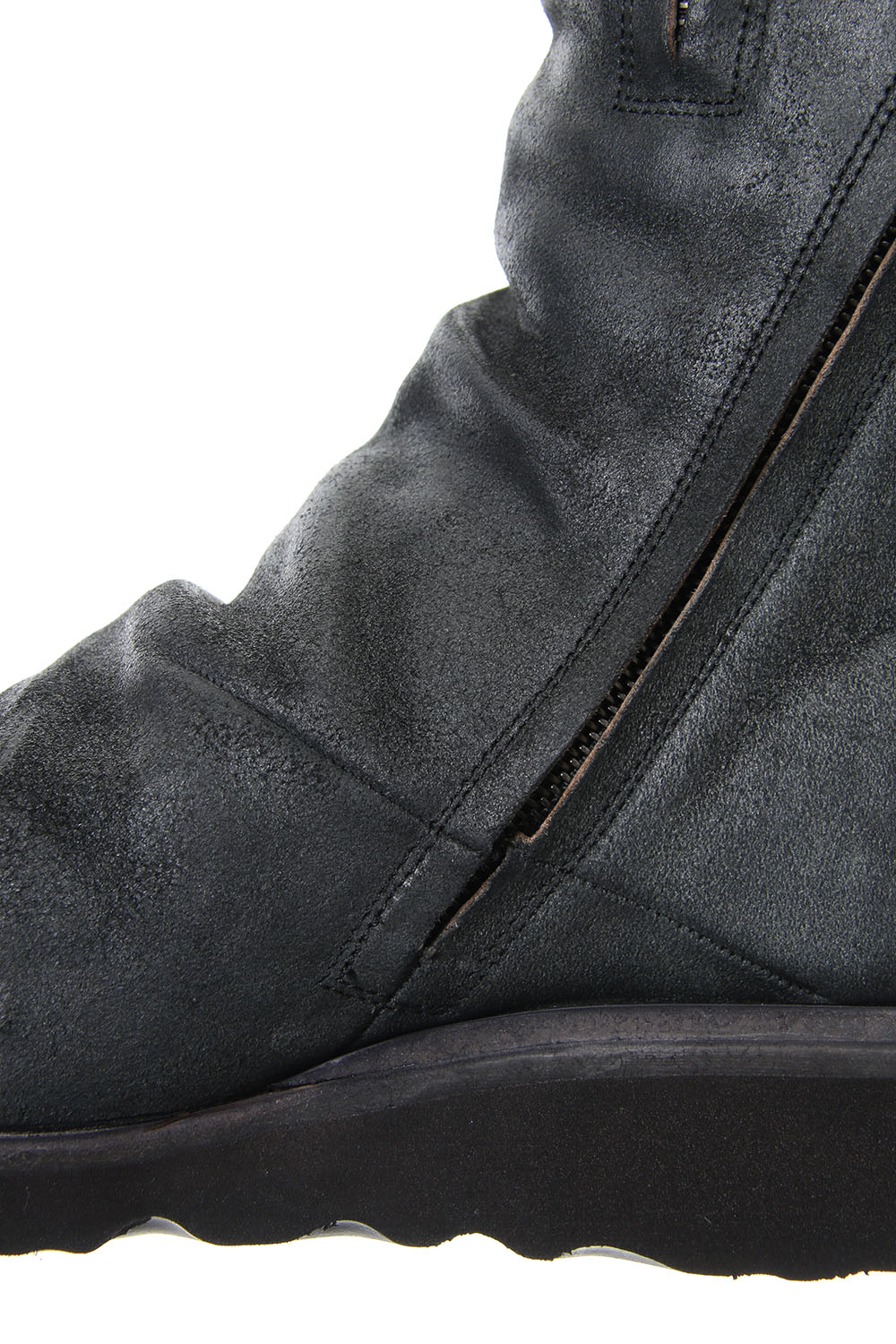 Long Boots Reverse Calf Leather (GUIDI)