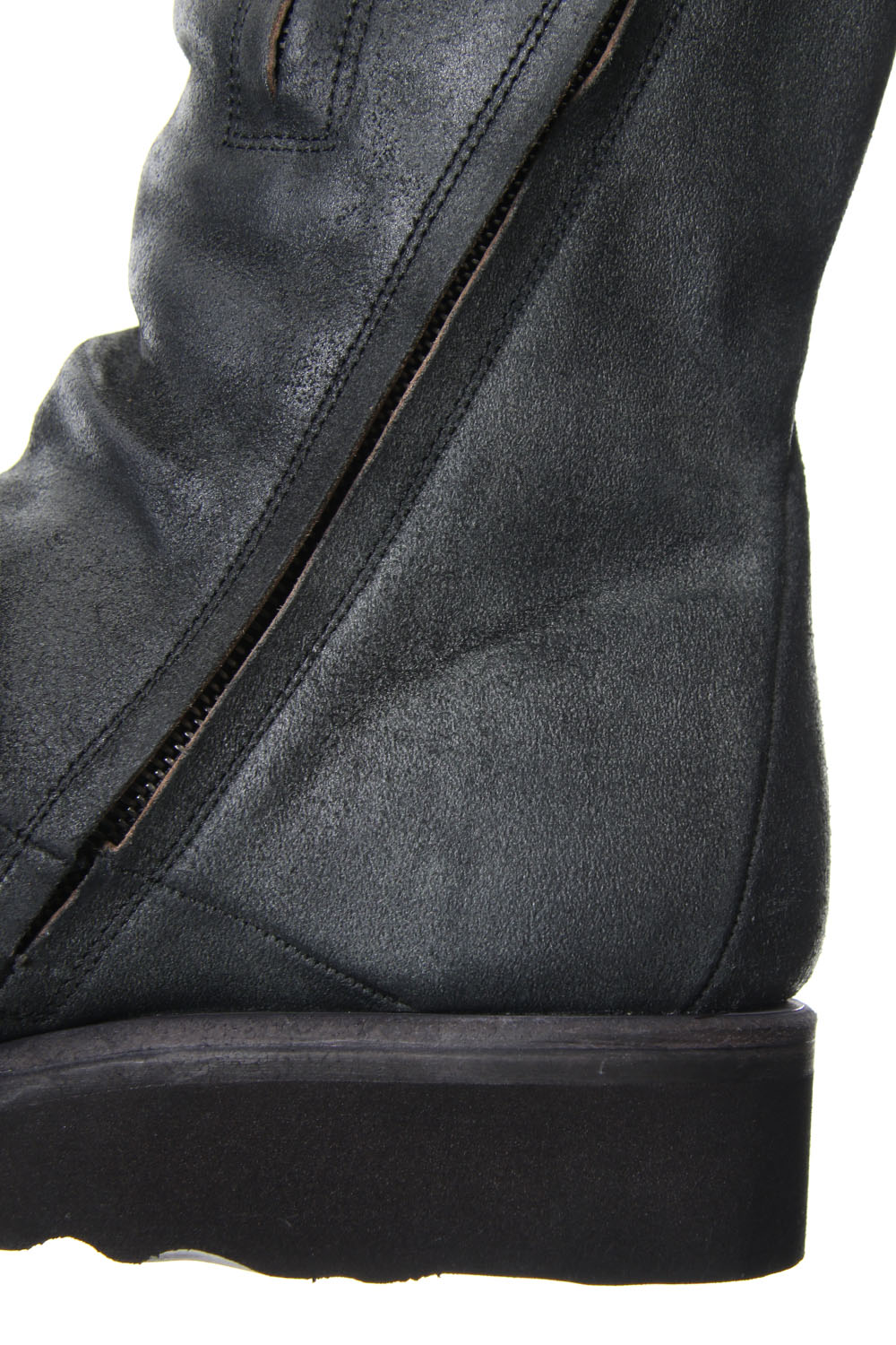 Long Boots Reverse Calf Leather (GUIDI)