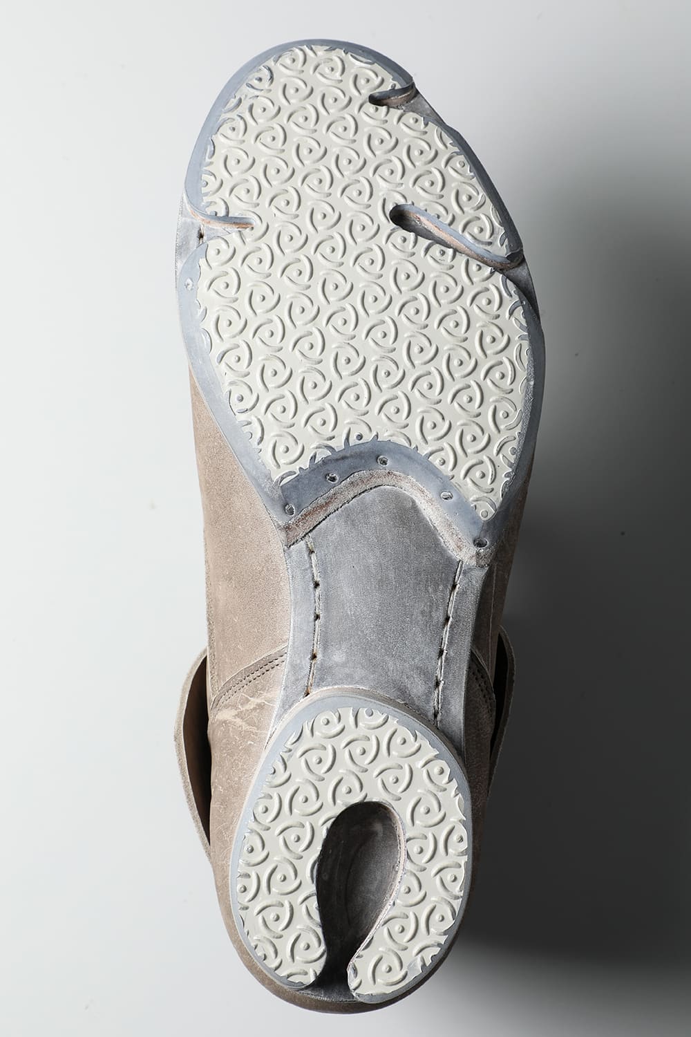 Ankle shoes KUDU leather  White Gray