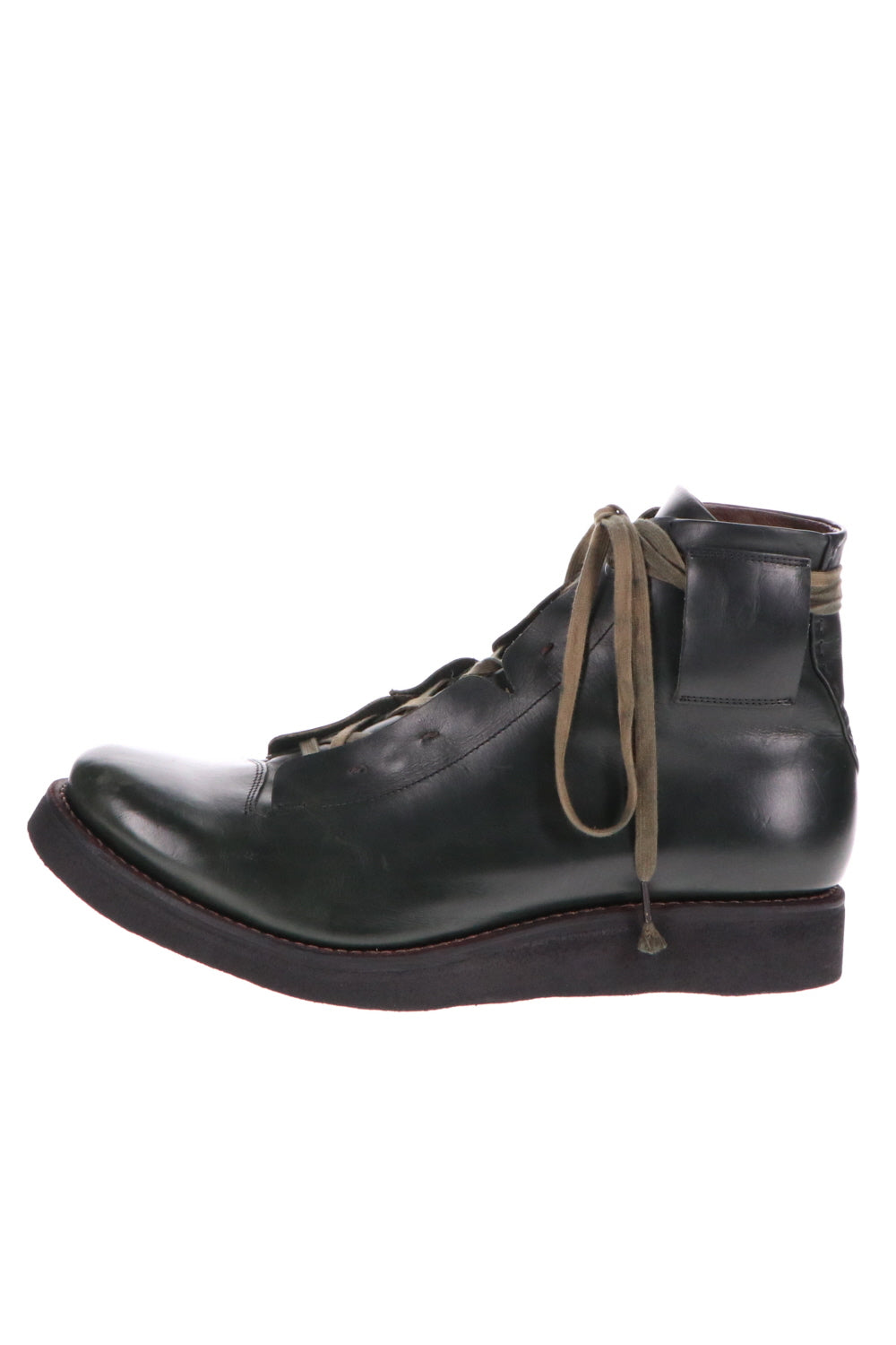 Ankle boots calf leather Dark Green