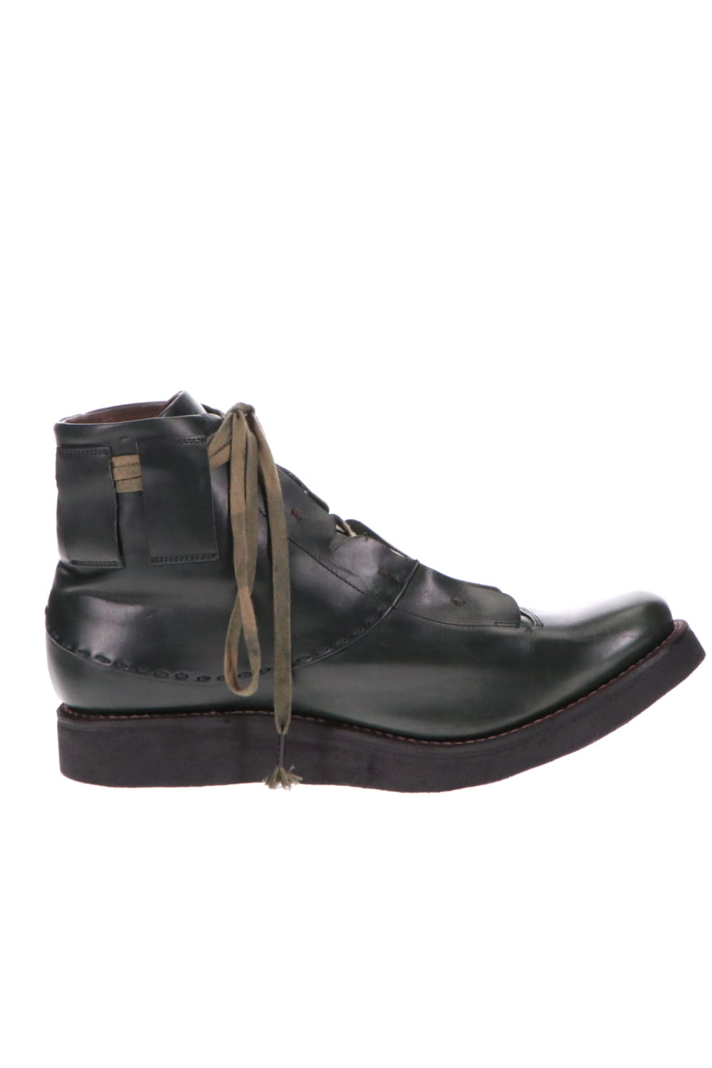 Ankle boots calf leather Dark Green