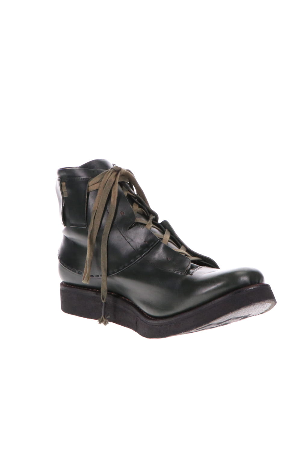 Ankle boots calf leather Dark Green