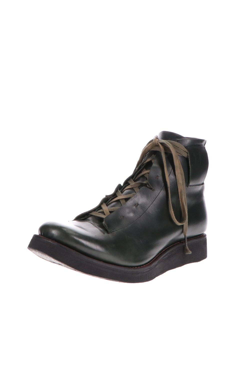 Ankle boots calf leather Dark Green