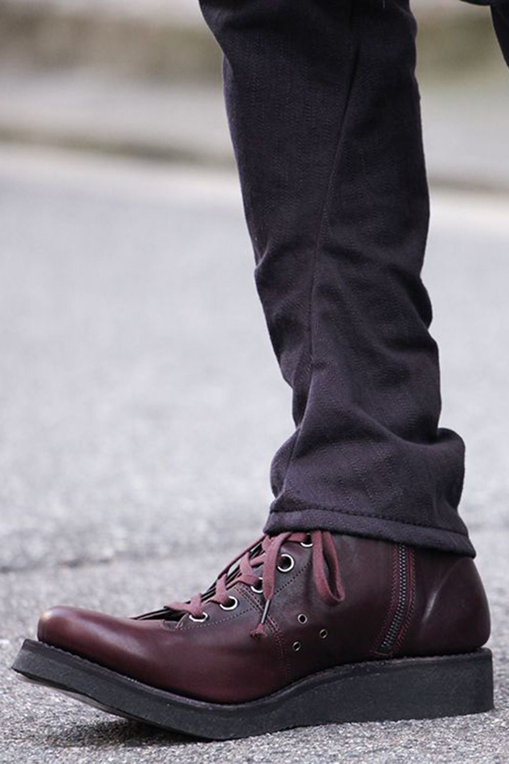 Monkey boots Horse leather - Bordeaux