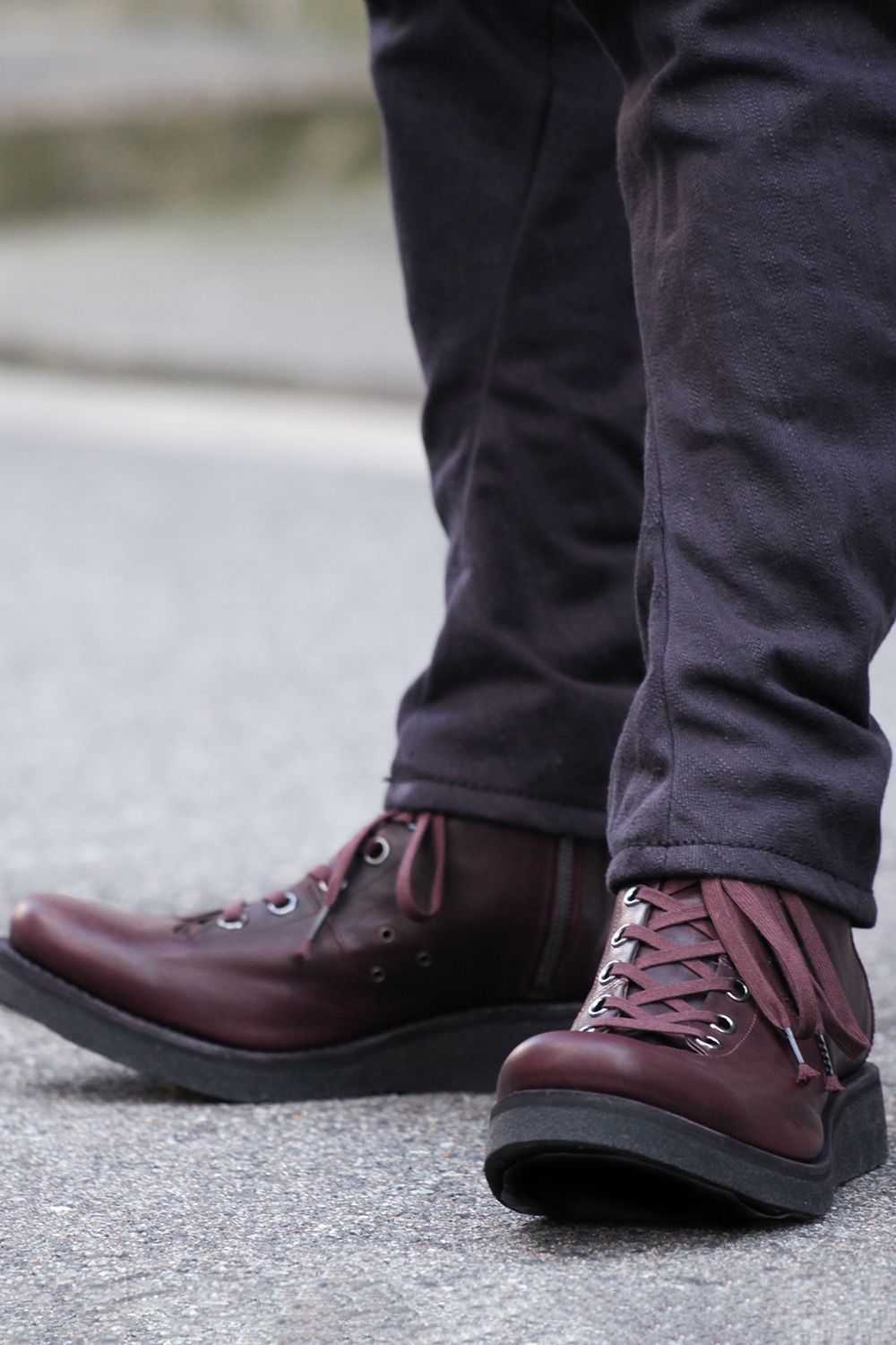 Monkey boots Horse leather - Bordeaux