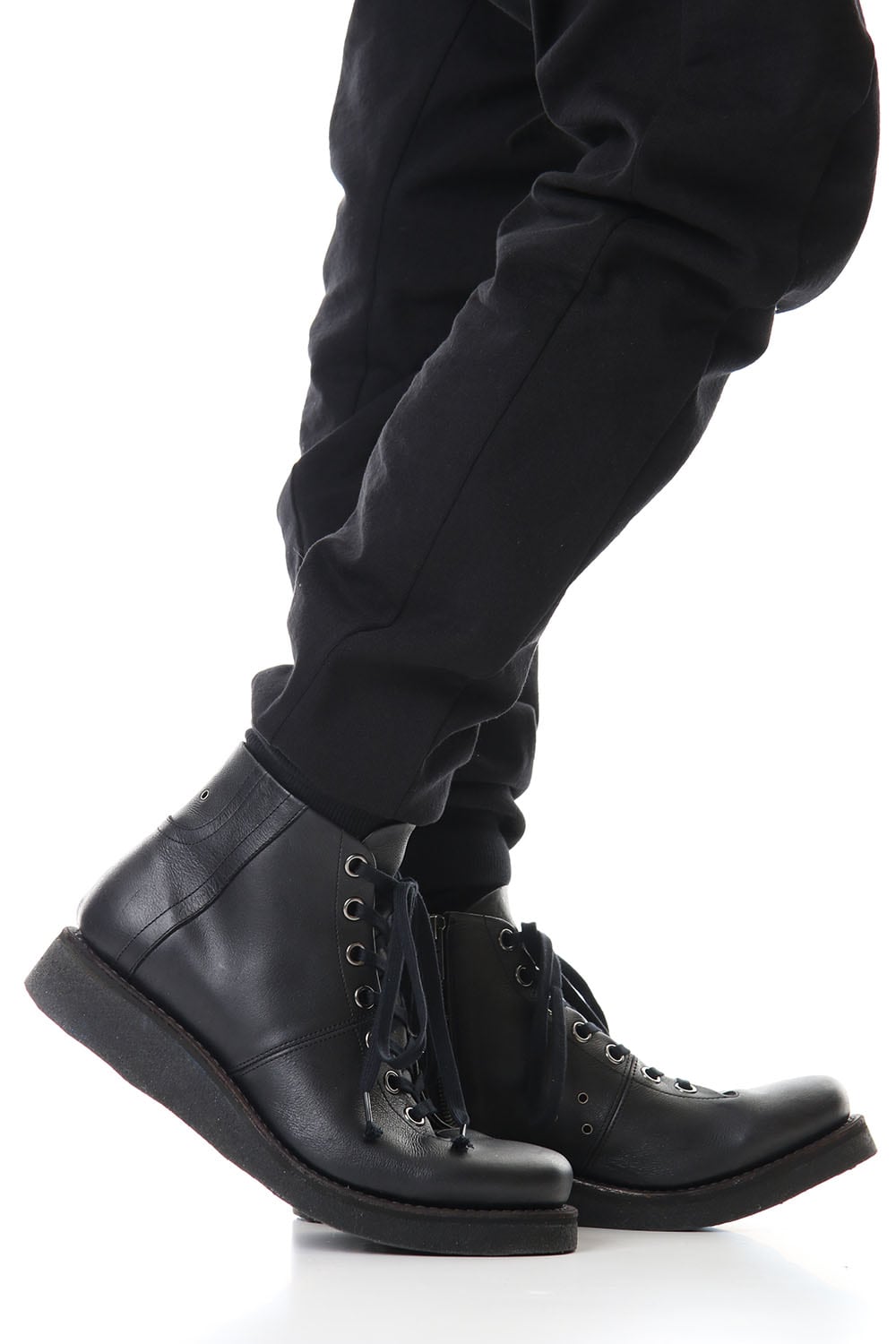 Monkey boots Kudu leather - Black