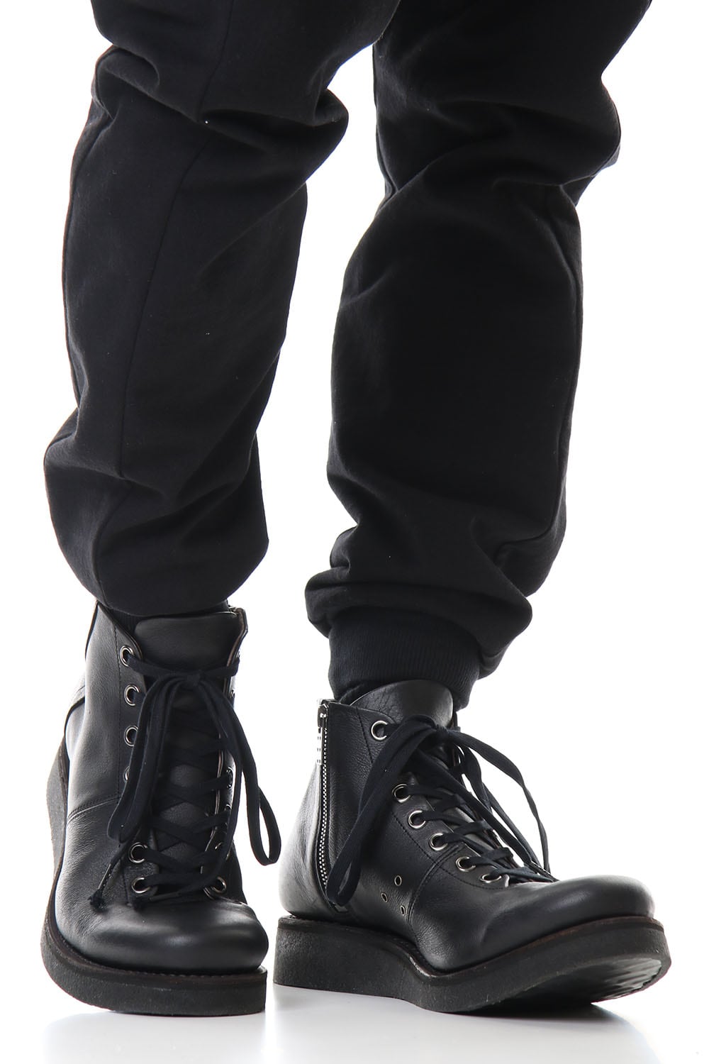 Monkey boots Kudu leather - Black