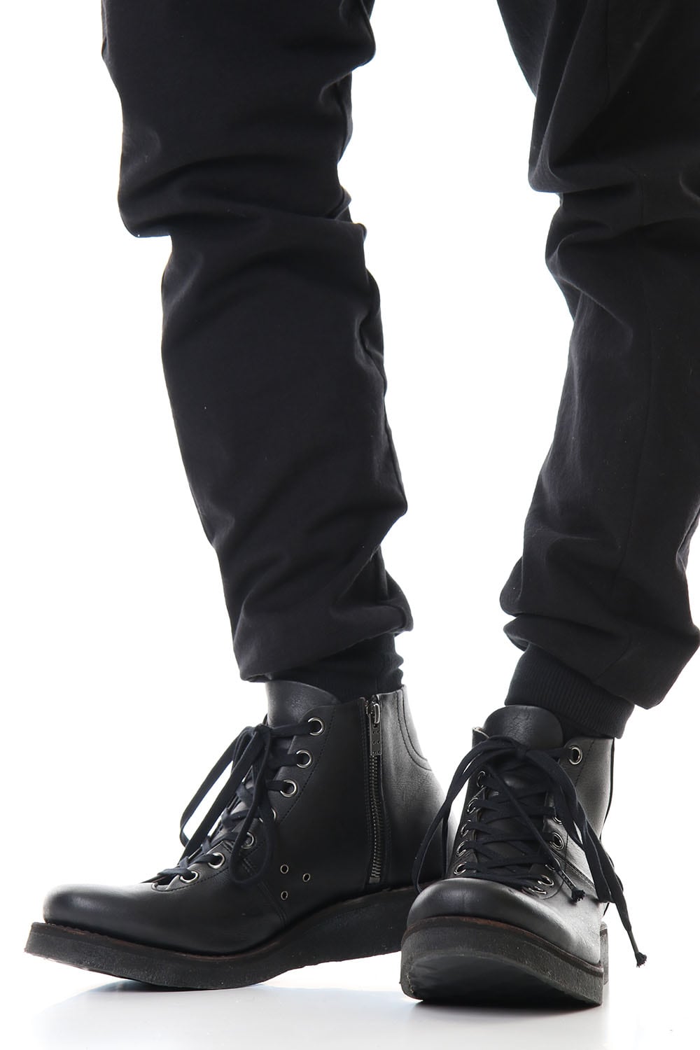 Monkey boots Kudu leather - Black