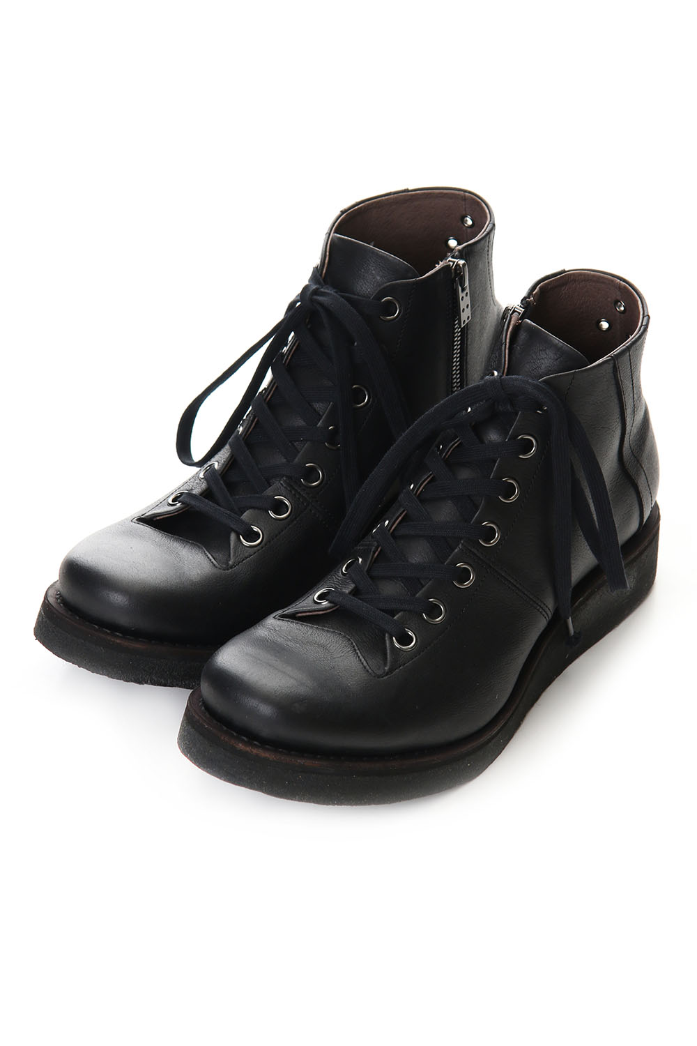 Monkey boots Kudu leather - Black