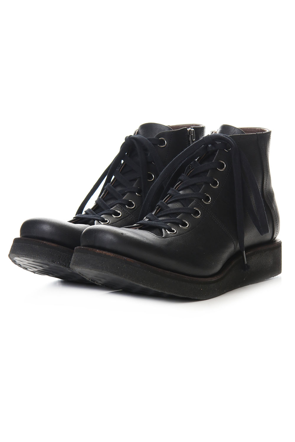 Monkey boots Kudu leather - Black