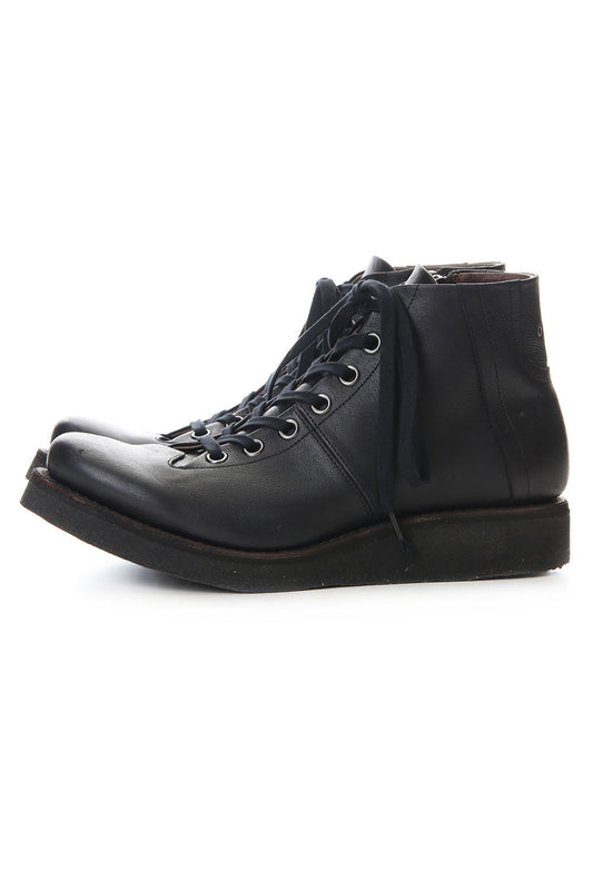 Monkey boots Kudu leather - Black