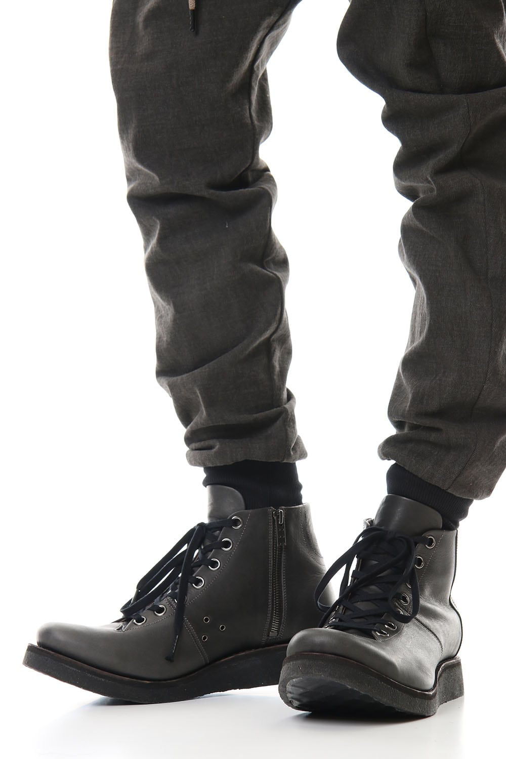 Monkey boots Horse leather - Charcoal