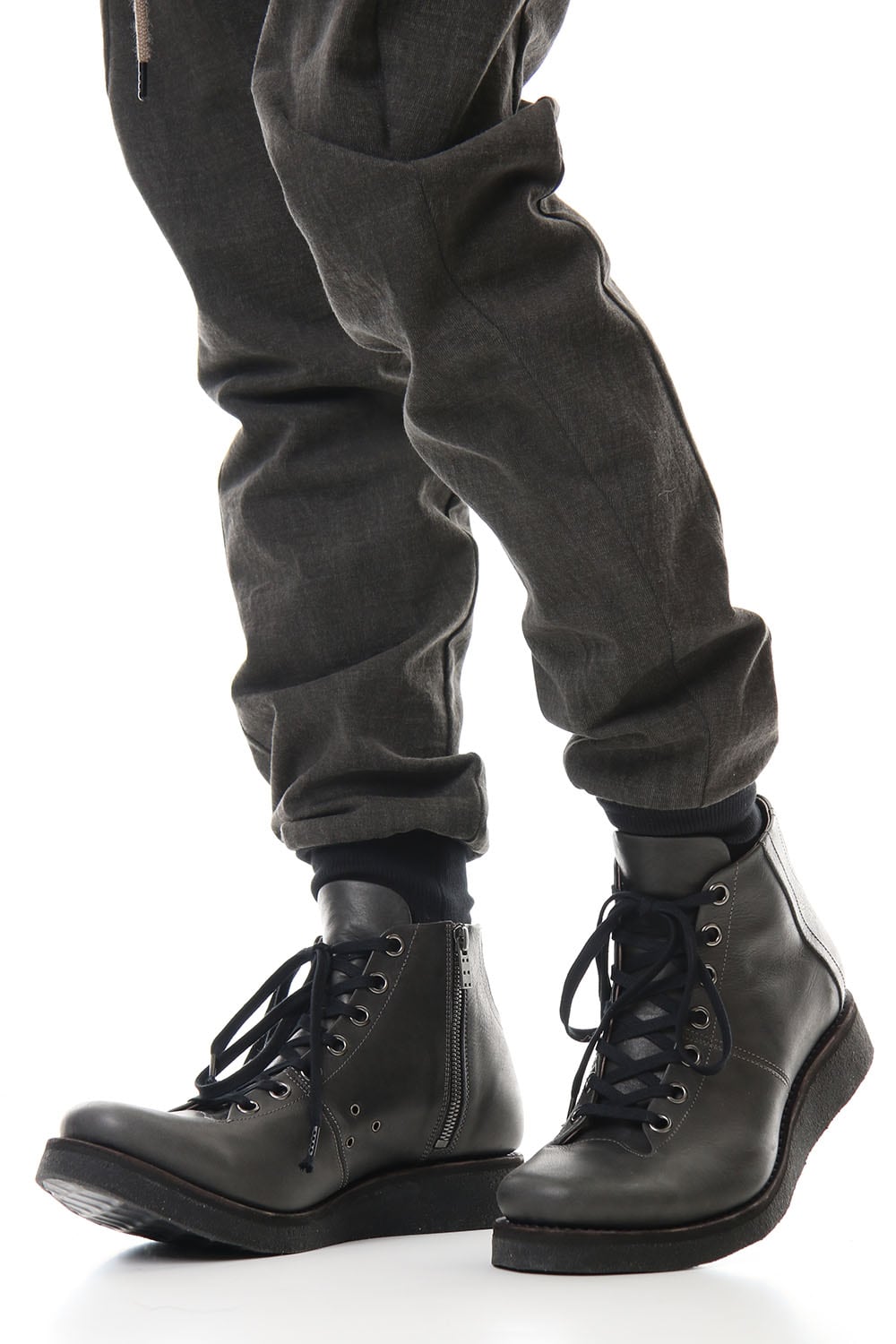 Monkey boots Horse leather - Charcoal