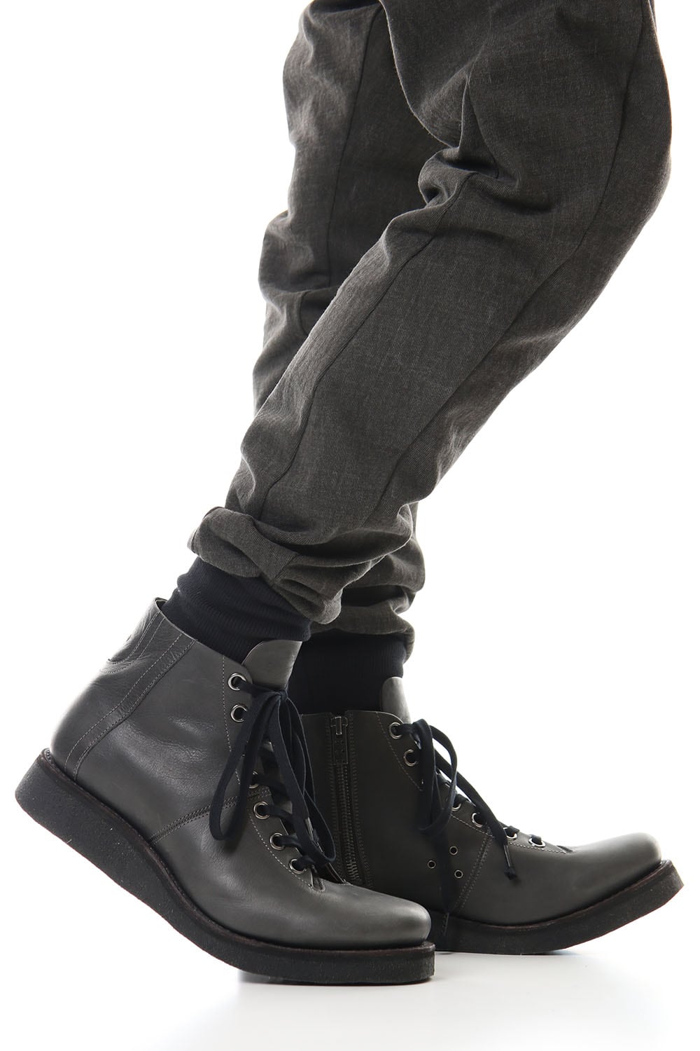 Monkey boots Horse leather - Charcoal