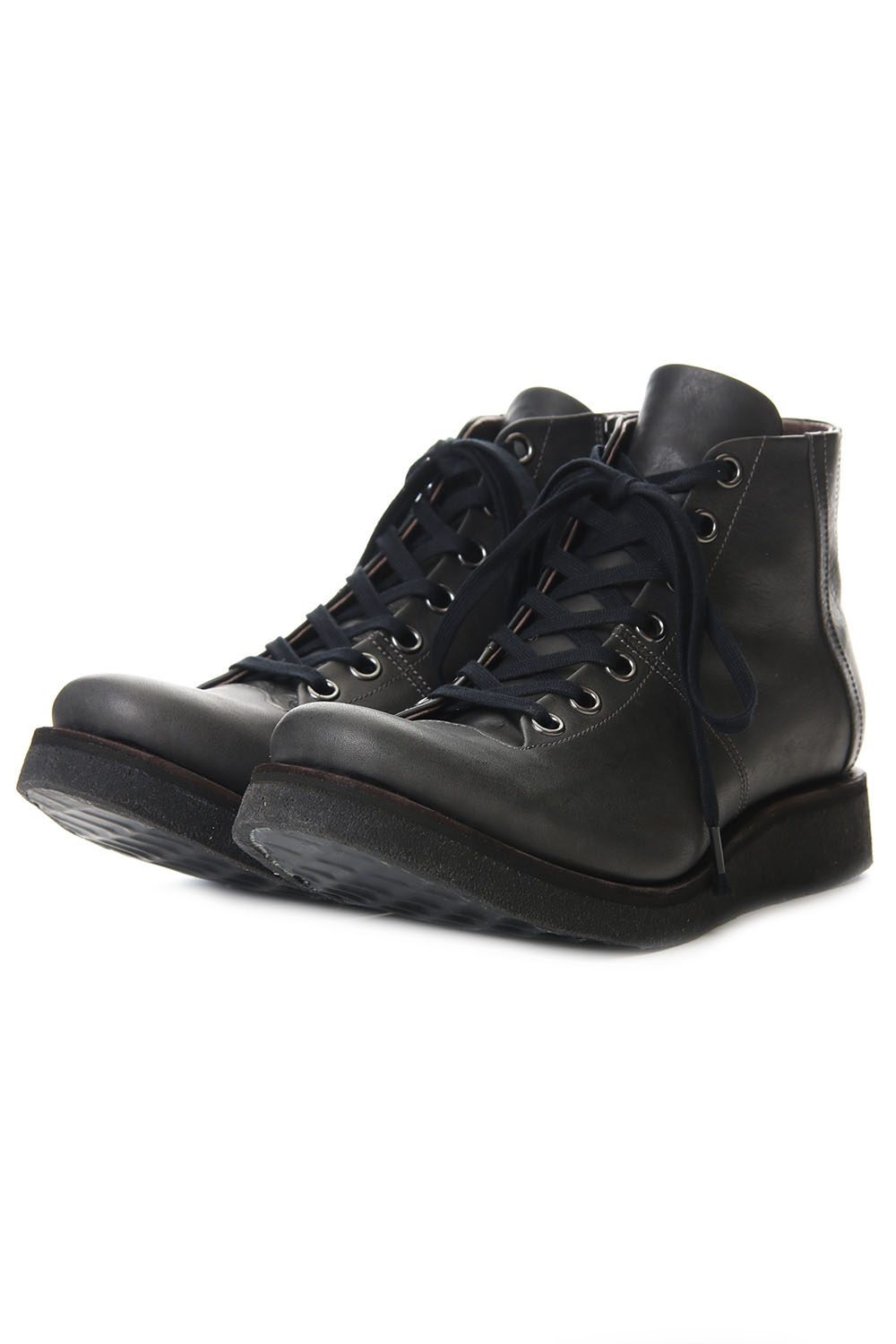 Monkey boots Horse leather - Charcoal