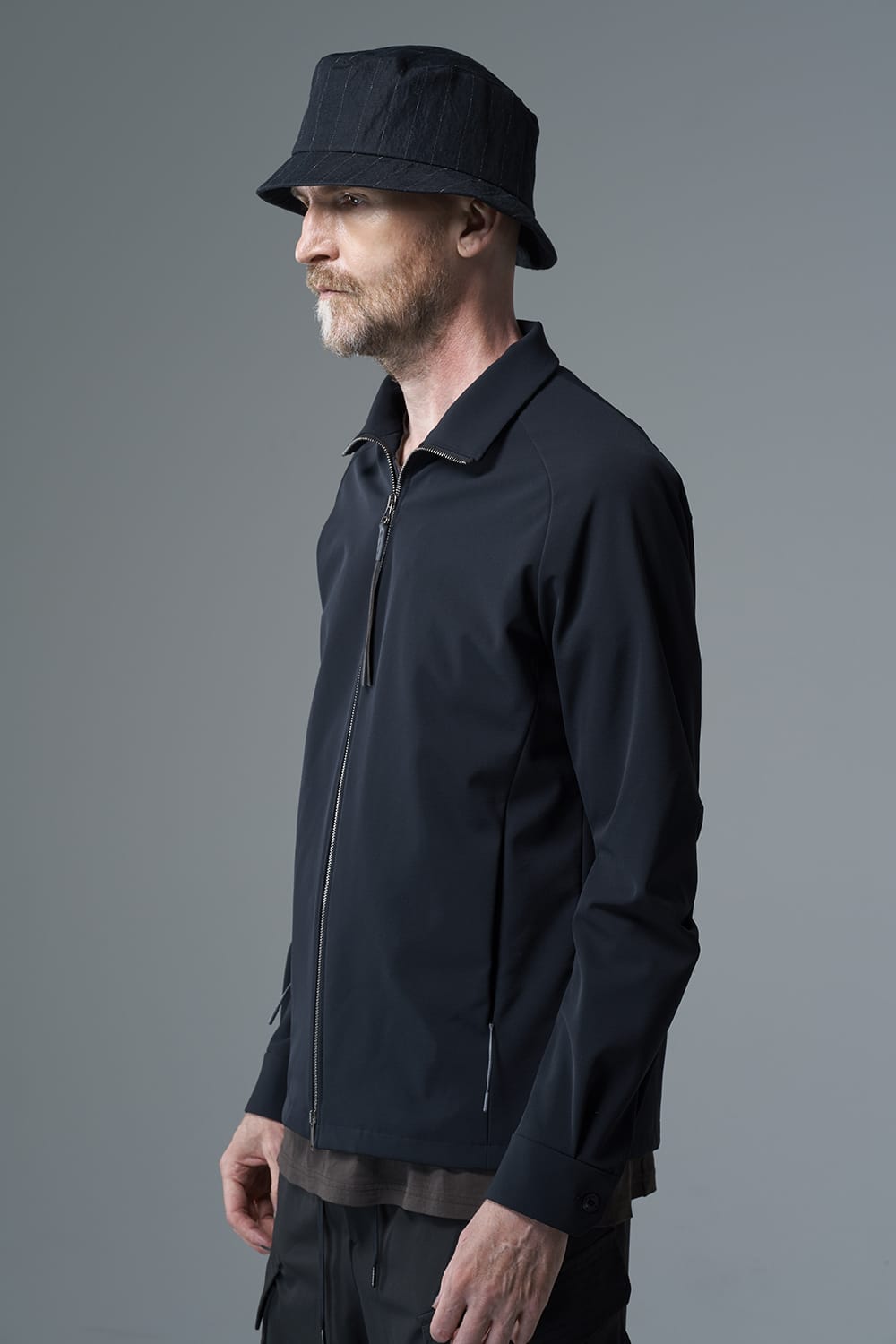 Drizzler jacket merino wool jersey bonding