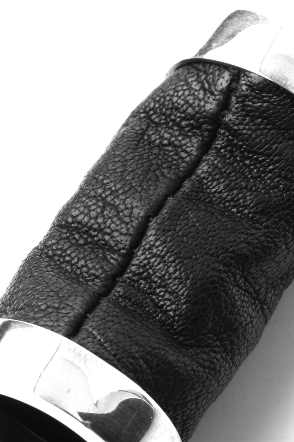 Long Leather Combination Ring