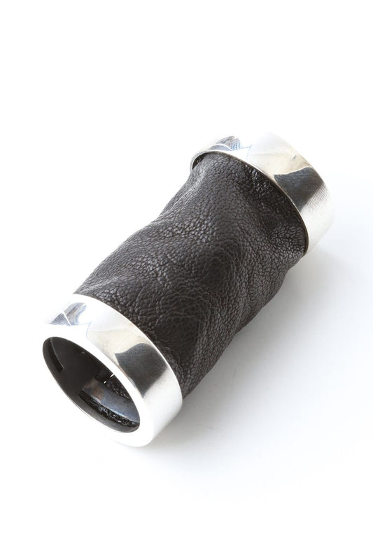 G-AN01P - Long Leather Combination Ring