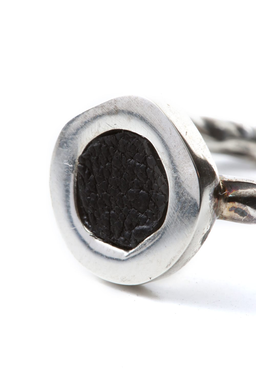 Leather College Ring