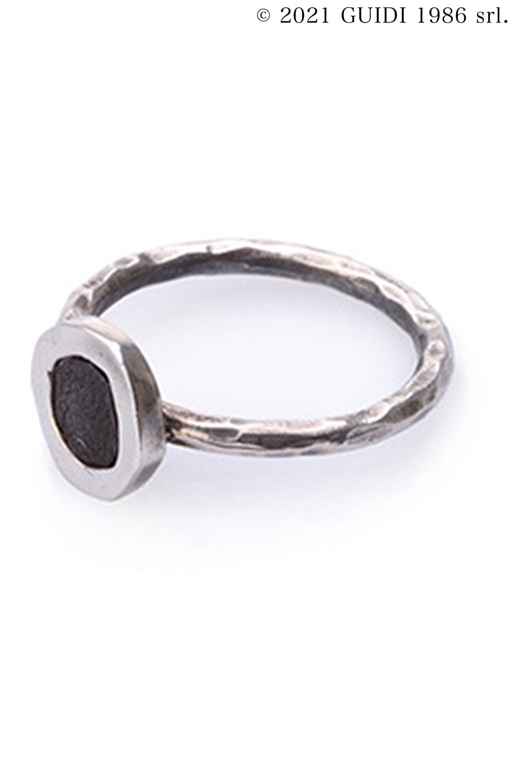 G-AN03_NANO - Round Leather Motif Ring Mini