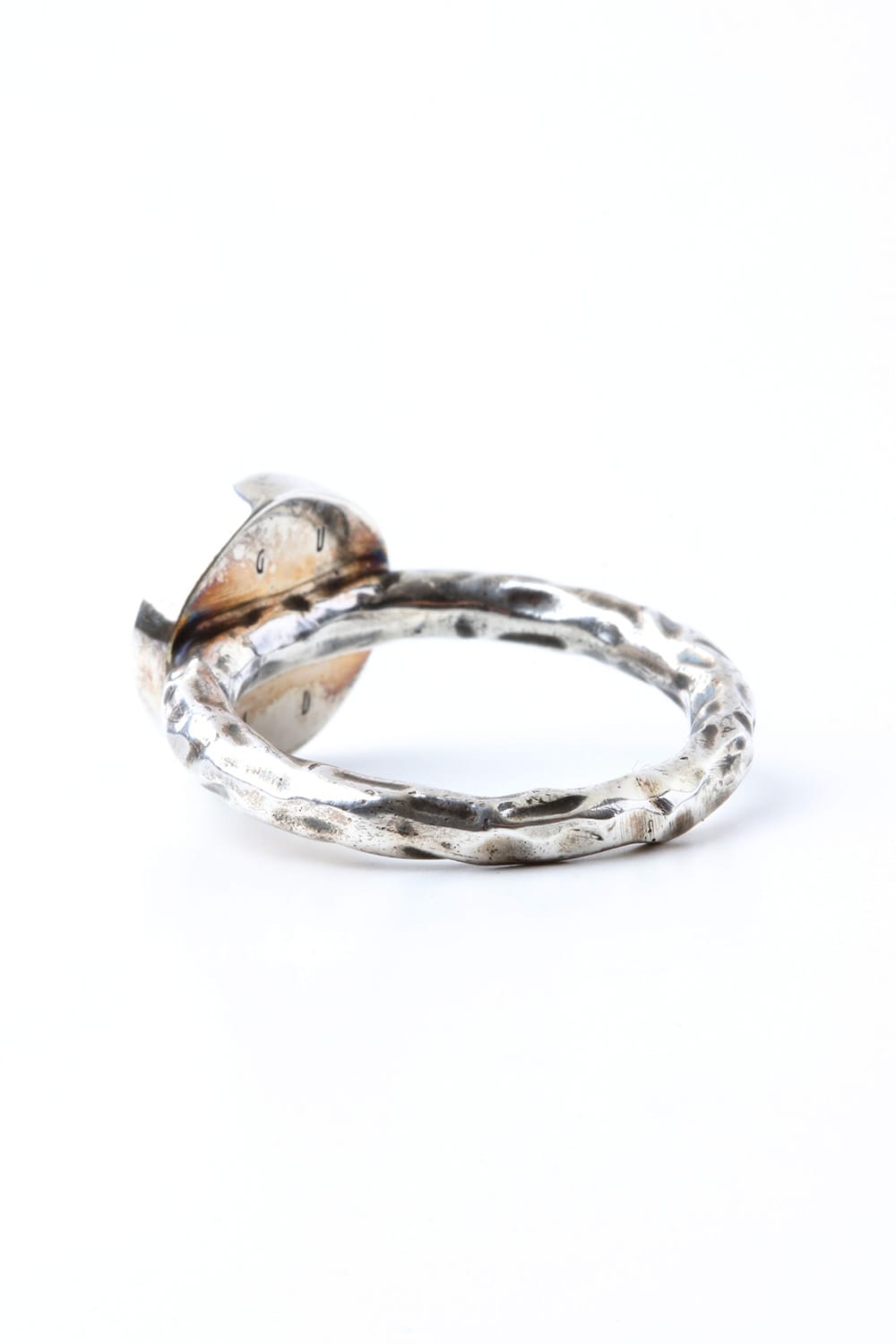 Leather Black diamond College Ring