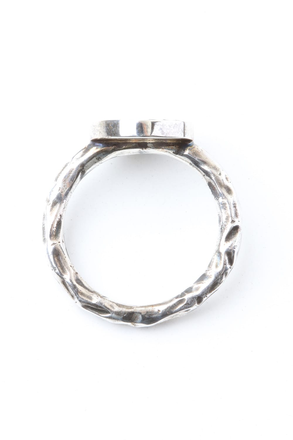 Leather Black diamond College Ring