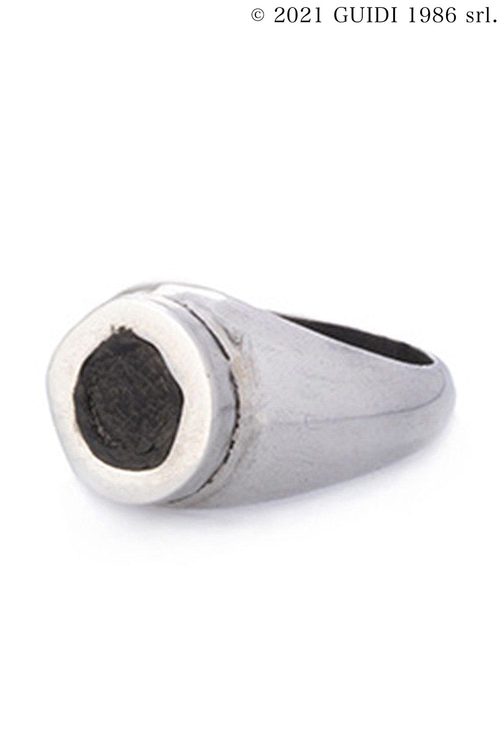 G-AN08 - Round Leather Motif College Ring