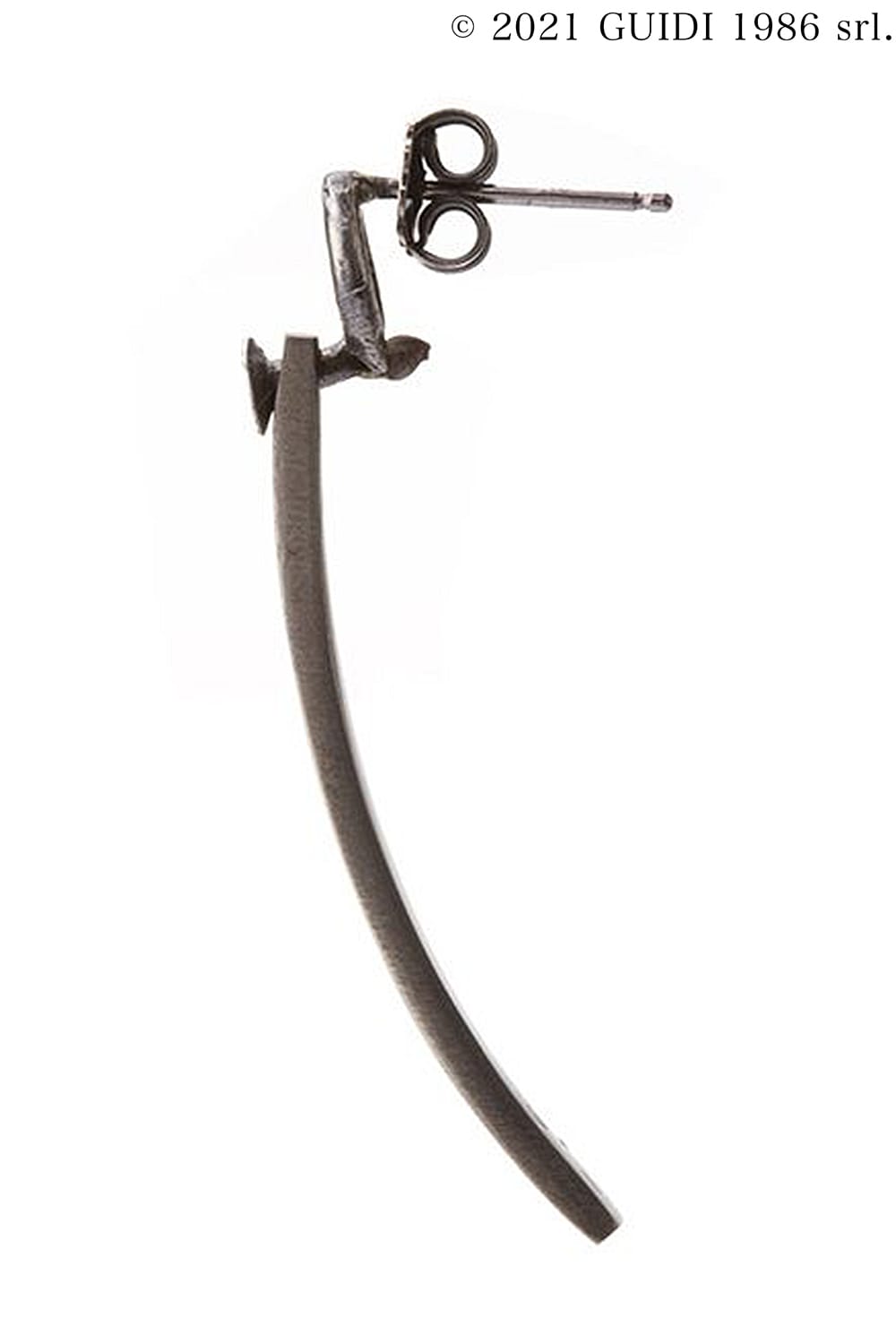 G-OR19S - Smoke Silver plate pierce