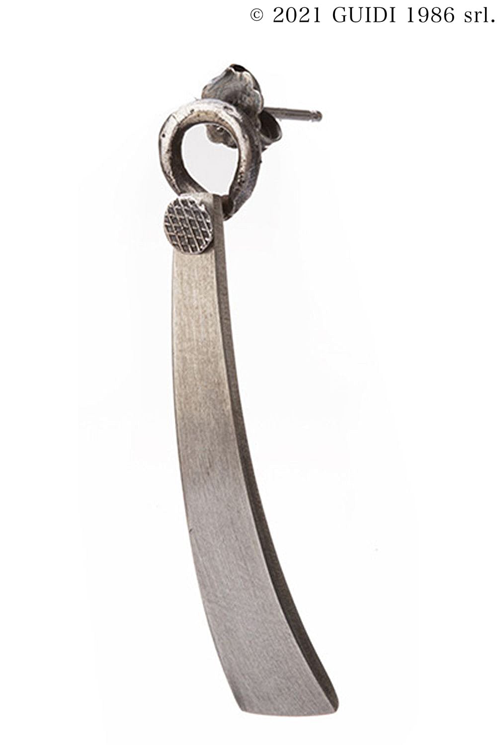 G-OR19S - Smoke Silver plate pierce