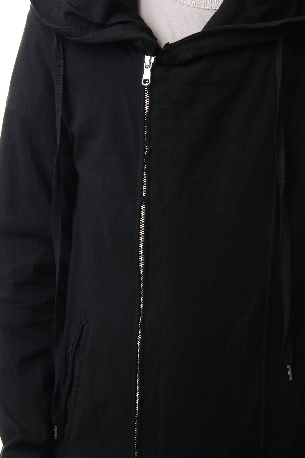 Layered Hoodie(long) - Black