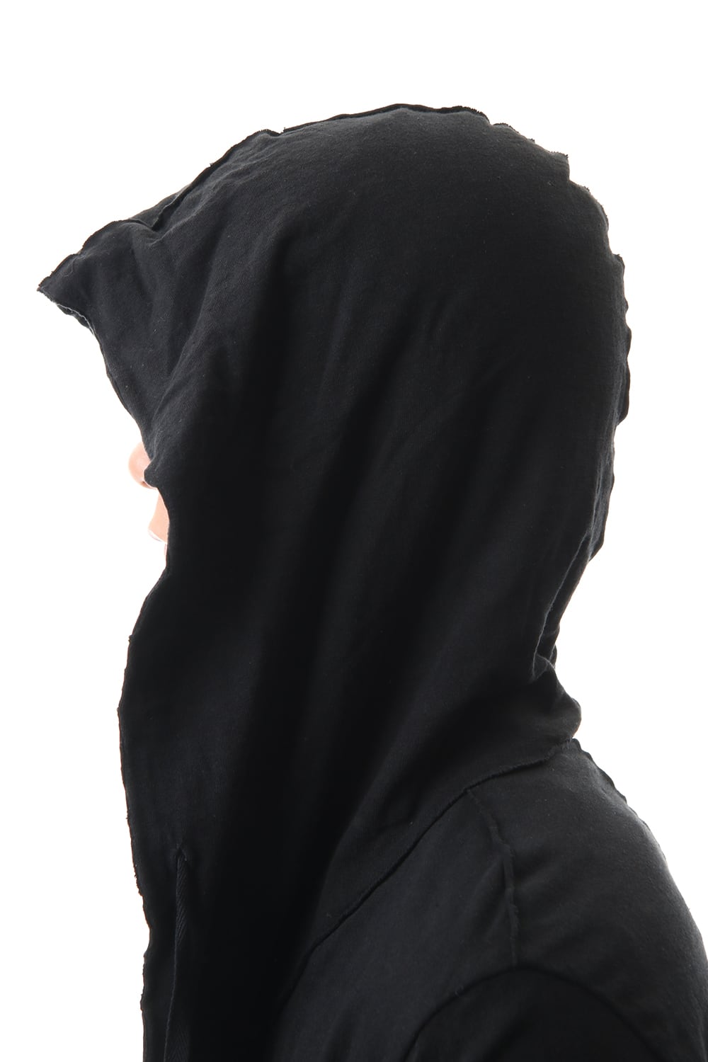 Layered Hoodie(long) - Black