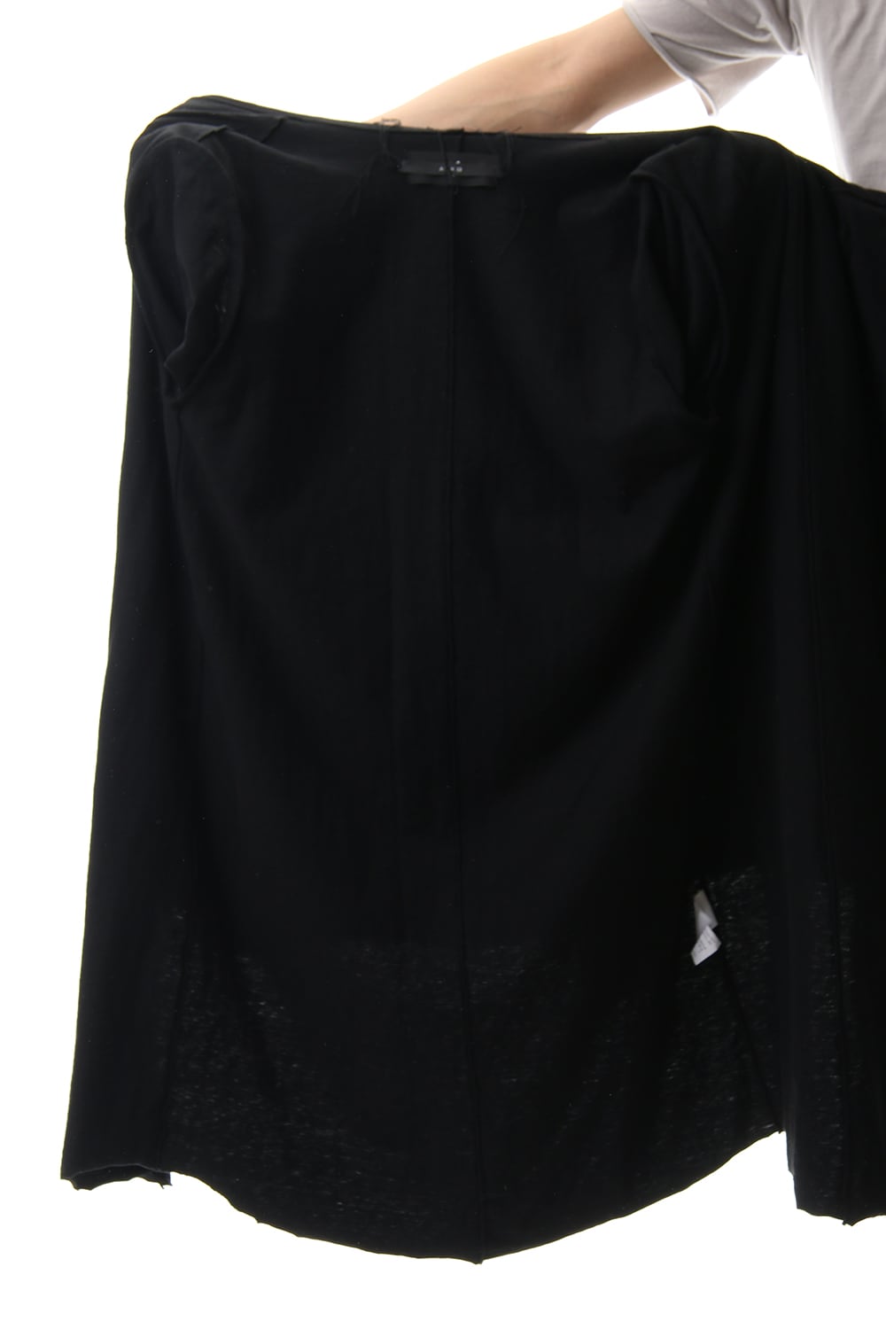 Layered Hoodie(long) - Black