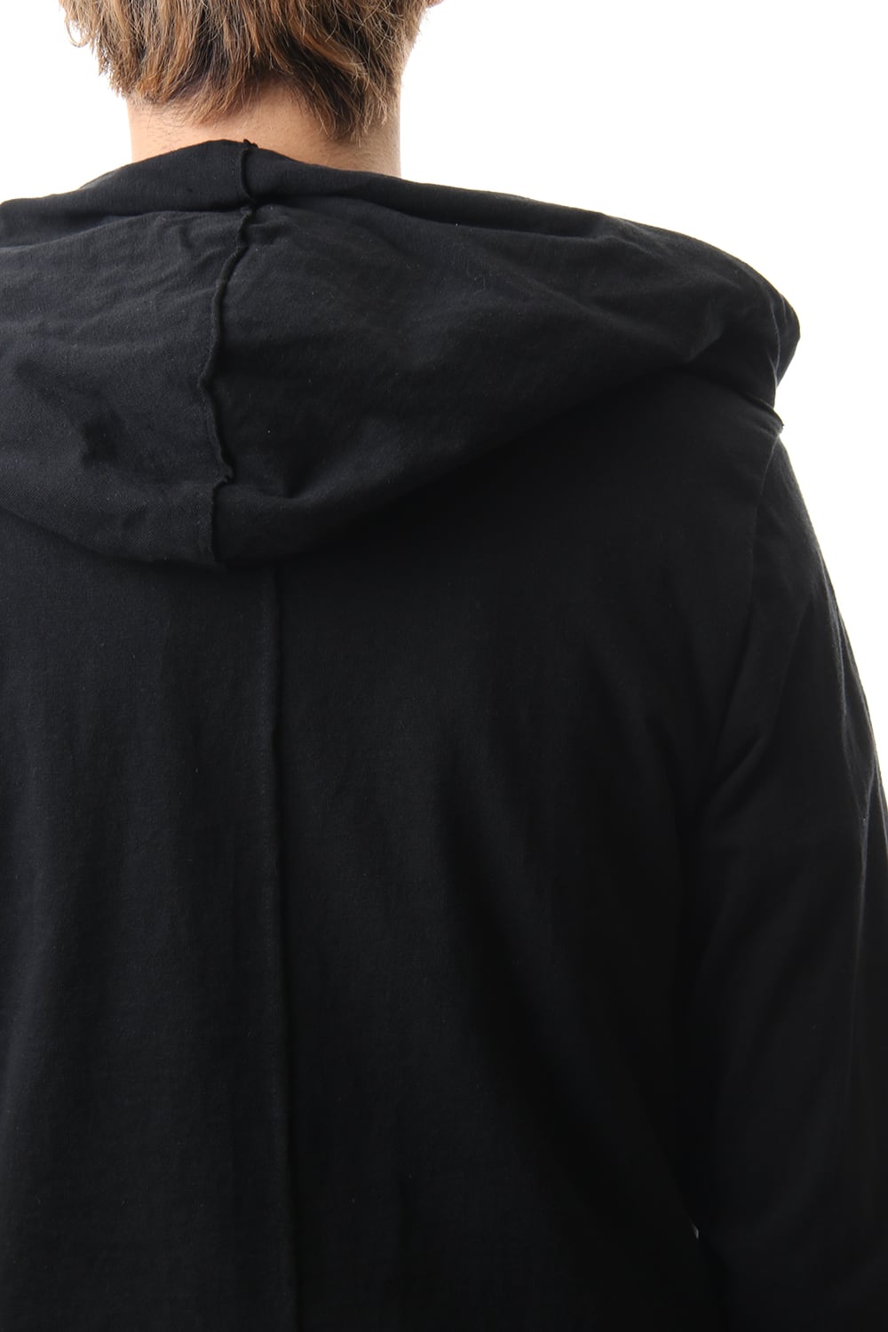 Layered Hoodie(long) - Black